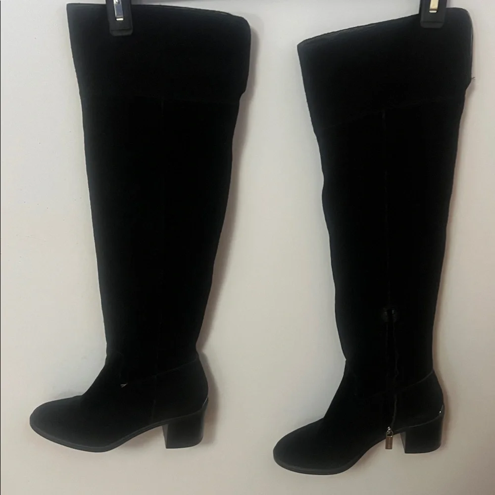 MICHAEL KORS SUEDE OVER THE‎ KNEE TALL BOOTS SIZE 6.5M
